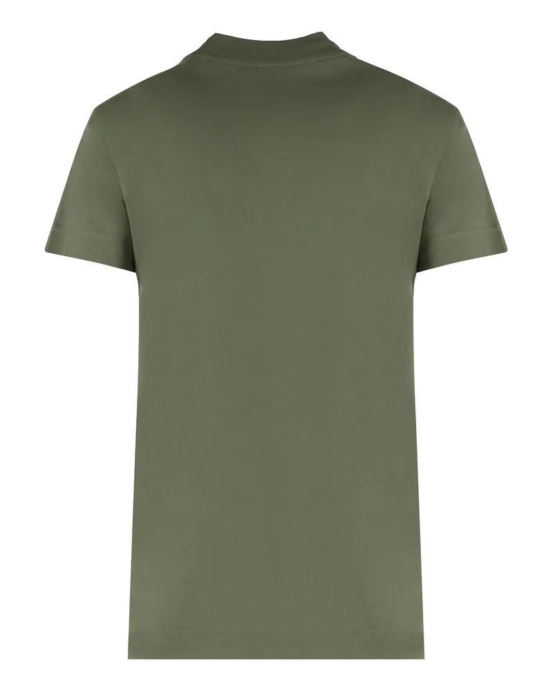 Pinko Women's T-Shirt Cotton Crew-Neck Shamrock Green T-Shirts & Jerseys Green