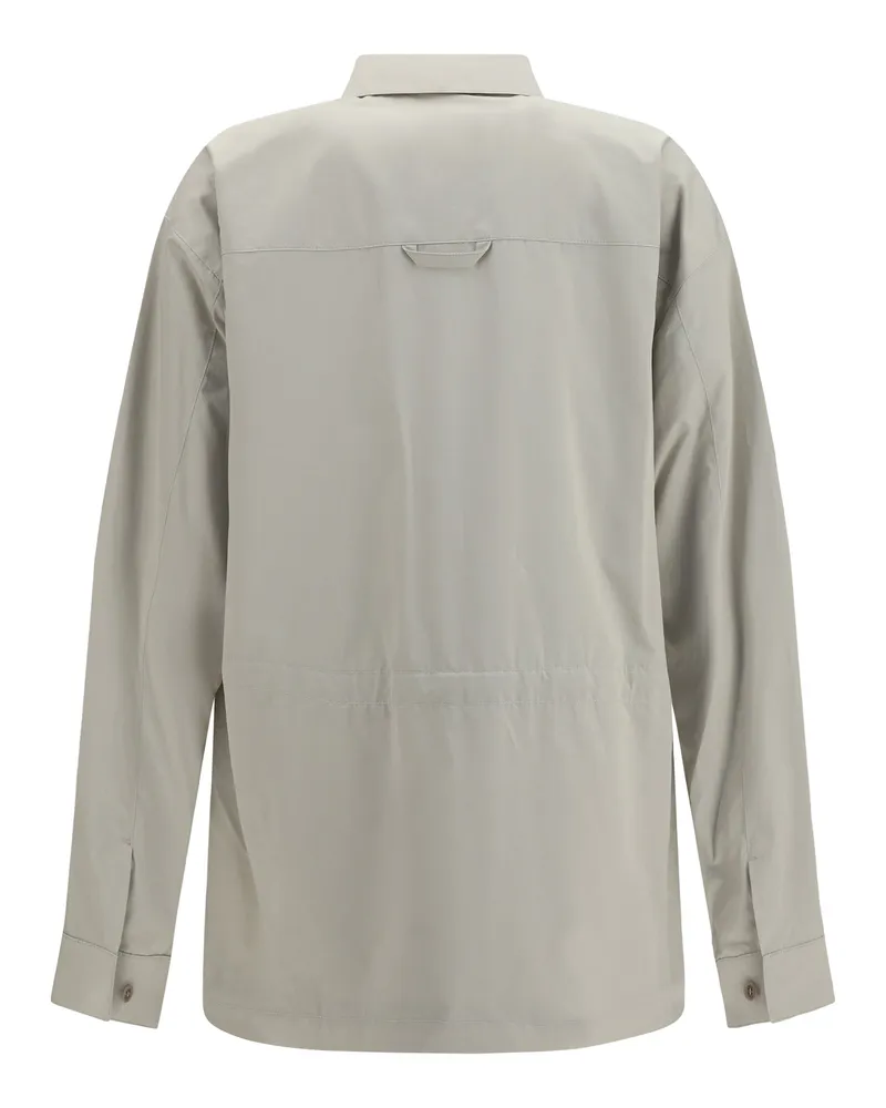 Rier Women Cotton Jacket Light Grey Suit Gray