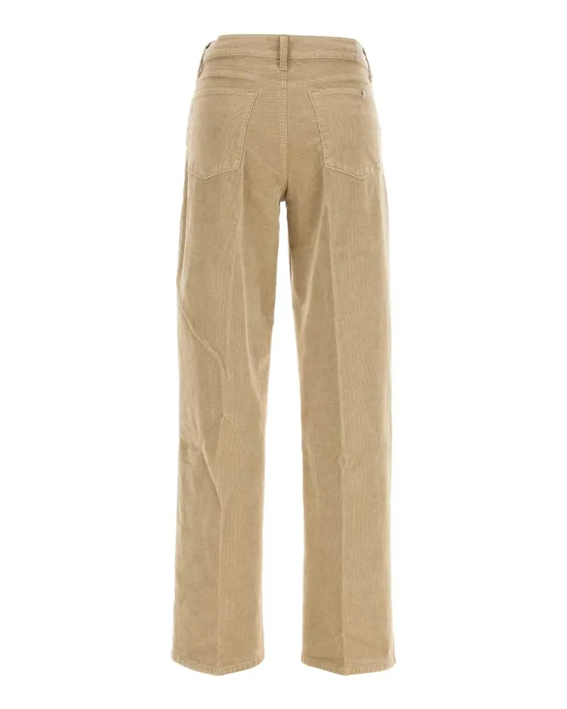 7 for all mankind Women's Beige Corduroy Pant Jean Beige