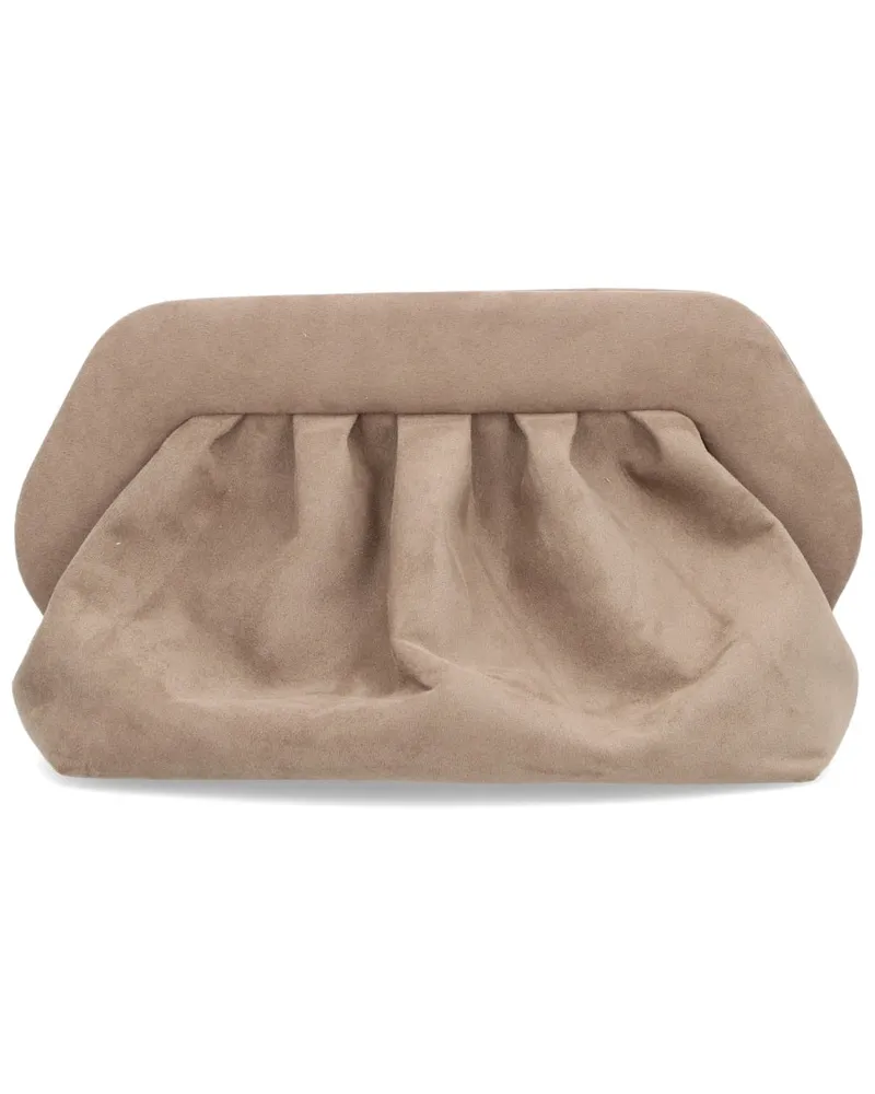 THEMOIRÈ Women's Clutch Bag Finish Grey Polyester Gray
