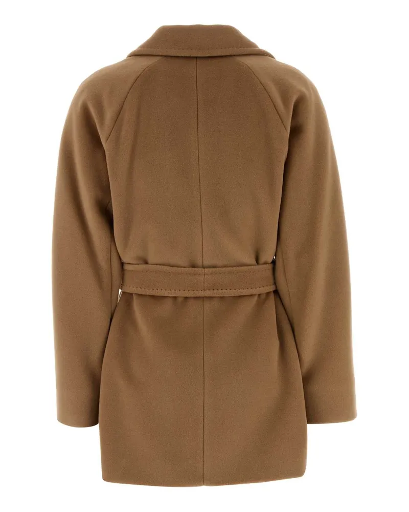 Max Mara Mondina Coat — Beige Beige