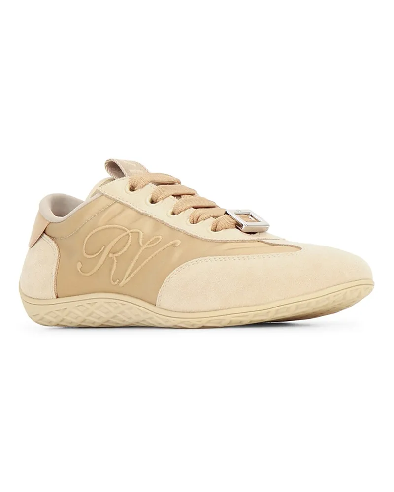Roger Vivier Women's Viv Low Sneakers C203carnes414avenac811cammellochiaro Beige