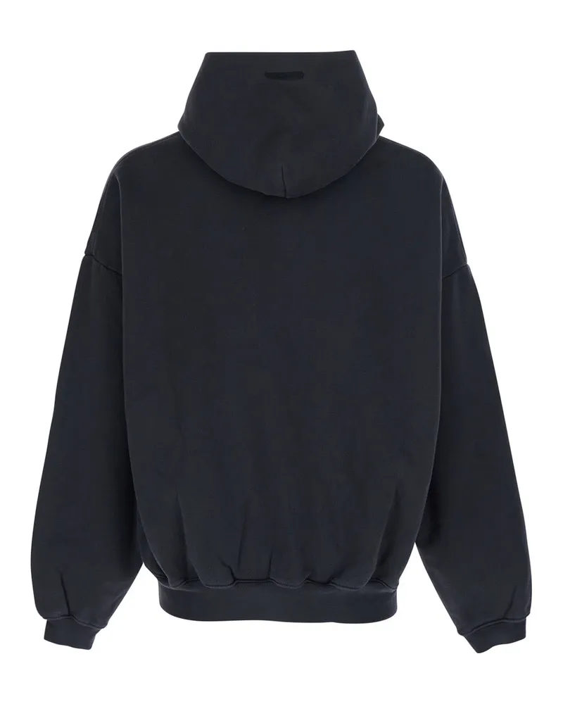 Fear of God Men's Hoodie Campus 90s Black Cotton Sweatshirts Sweater Black
