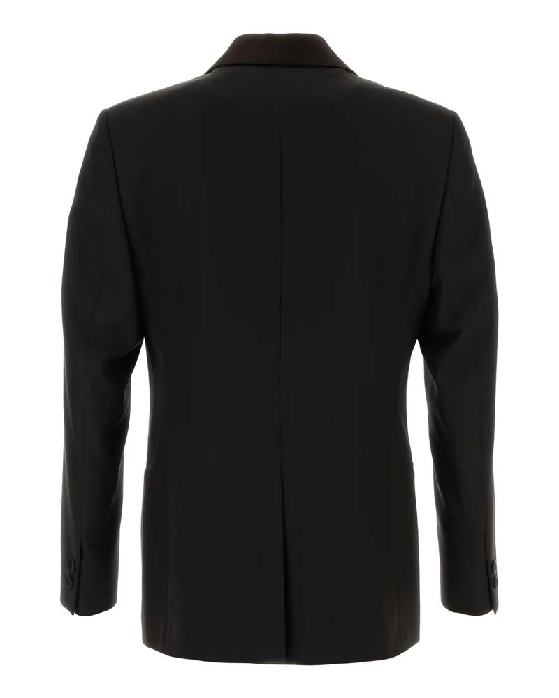 Fendi Men's Wool-Blend Gabardine Blazer Brown Polyester Blazers Brown