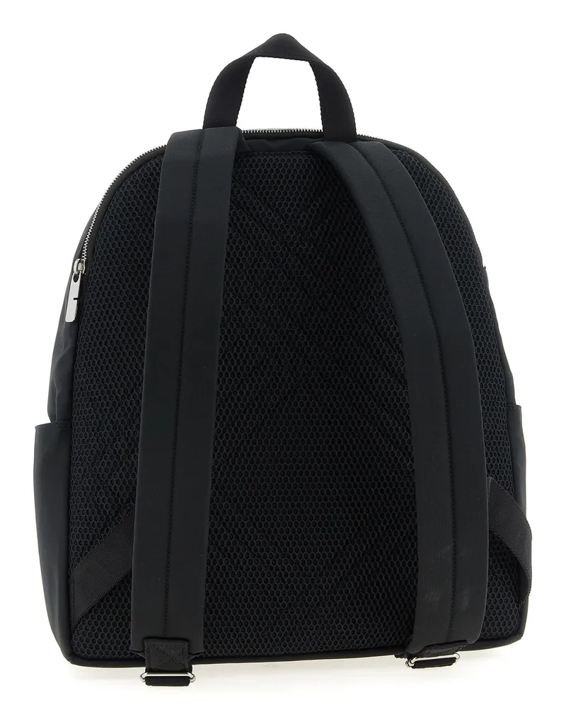 Burberry Men's Black Polyester Backpack Black