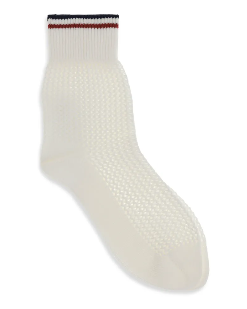Brunello Cucinelli Women Knitted Socks 2723+9080+9053 Cotton White