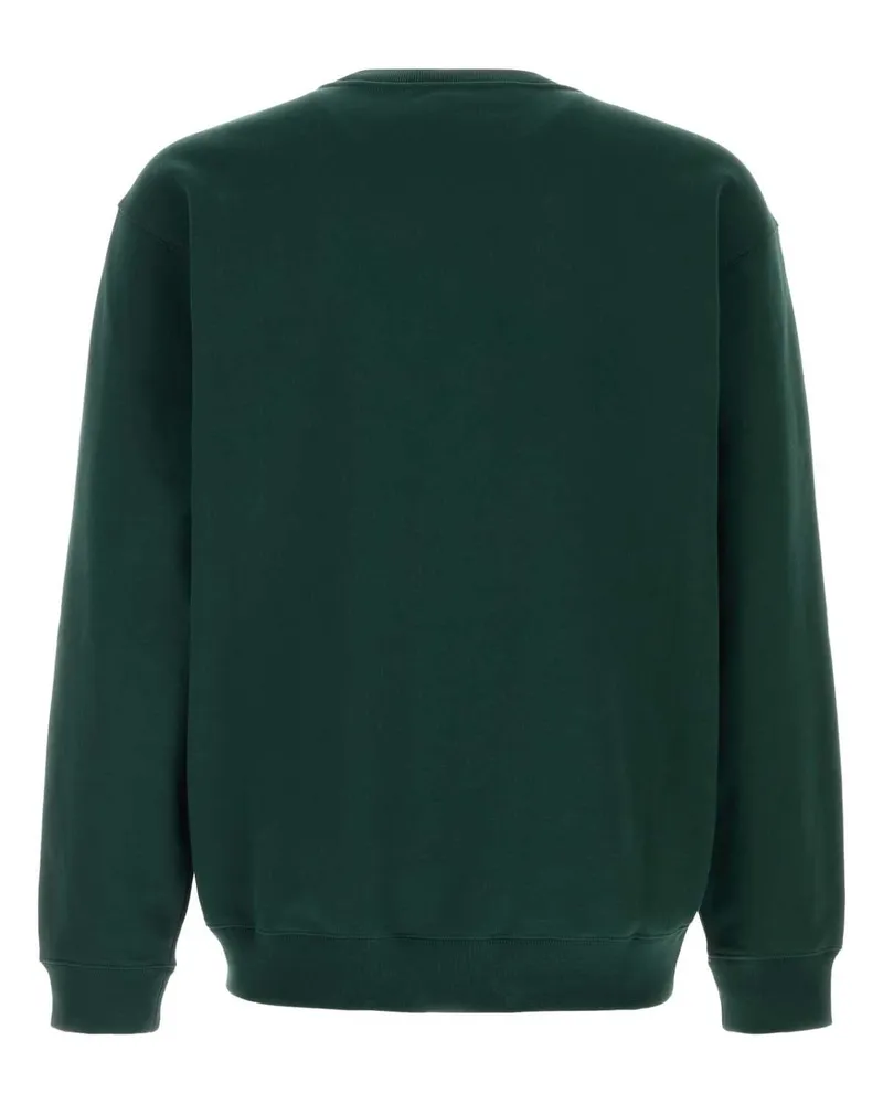 Gucci Men's Bottle Green Cotton Sweatshirt Exterior: Felpe Green