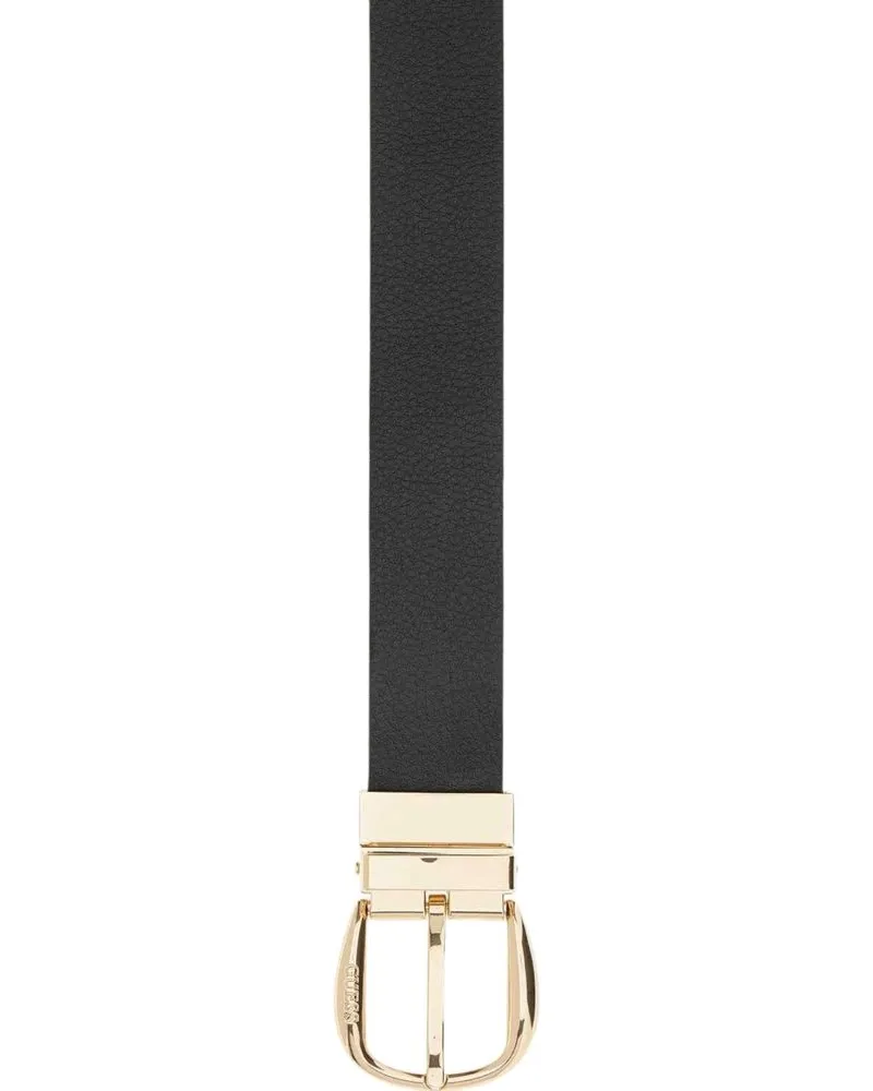 Guess Reversible Polyester Belt — Black Black