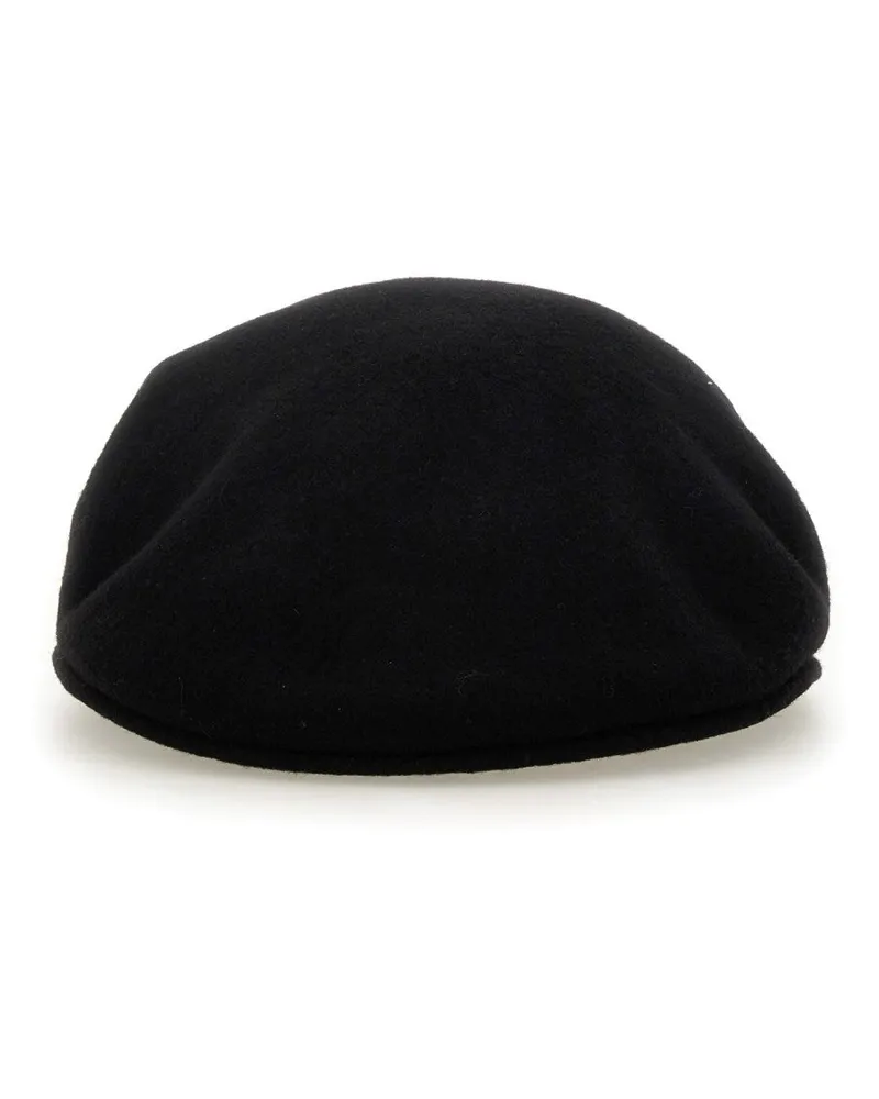 Marine Serre UHG036A_RWOV0015BK99 Logo Wool Beanie — Black Black