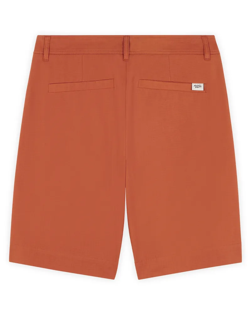 Kitsuné Cotton Chino Shorts — Yellow Yellow
