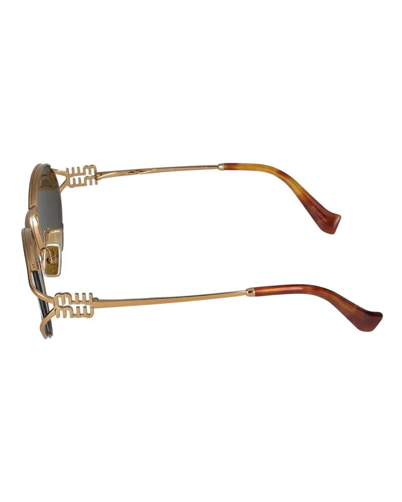 Miu Miu Women's Sunglasses Miu 0mu 52ys 7oe01t 21-125 Metal Gold