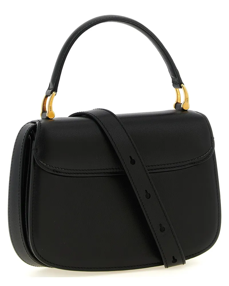 AMI Paris Top Handle Bag — Black Black