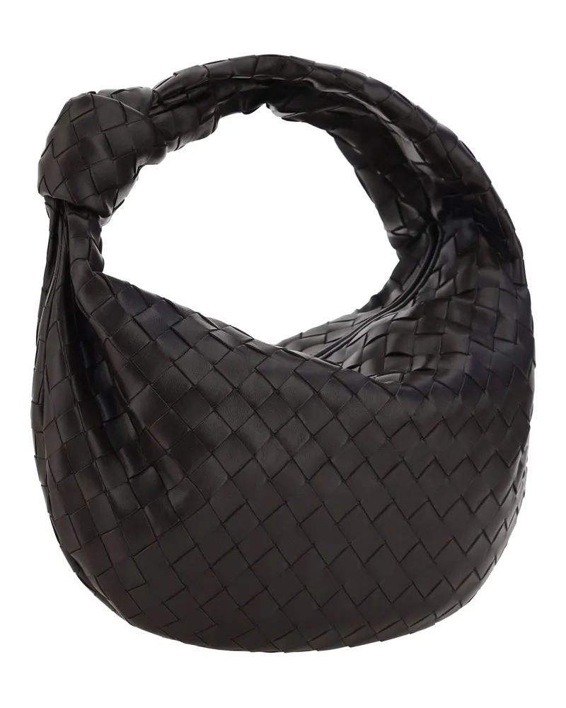 Bottega Veneta Women's Handbag Teen Jodie Fondant Gold Lambskin Leather Shoulder Bags Gold