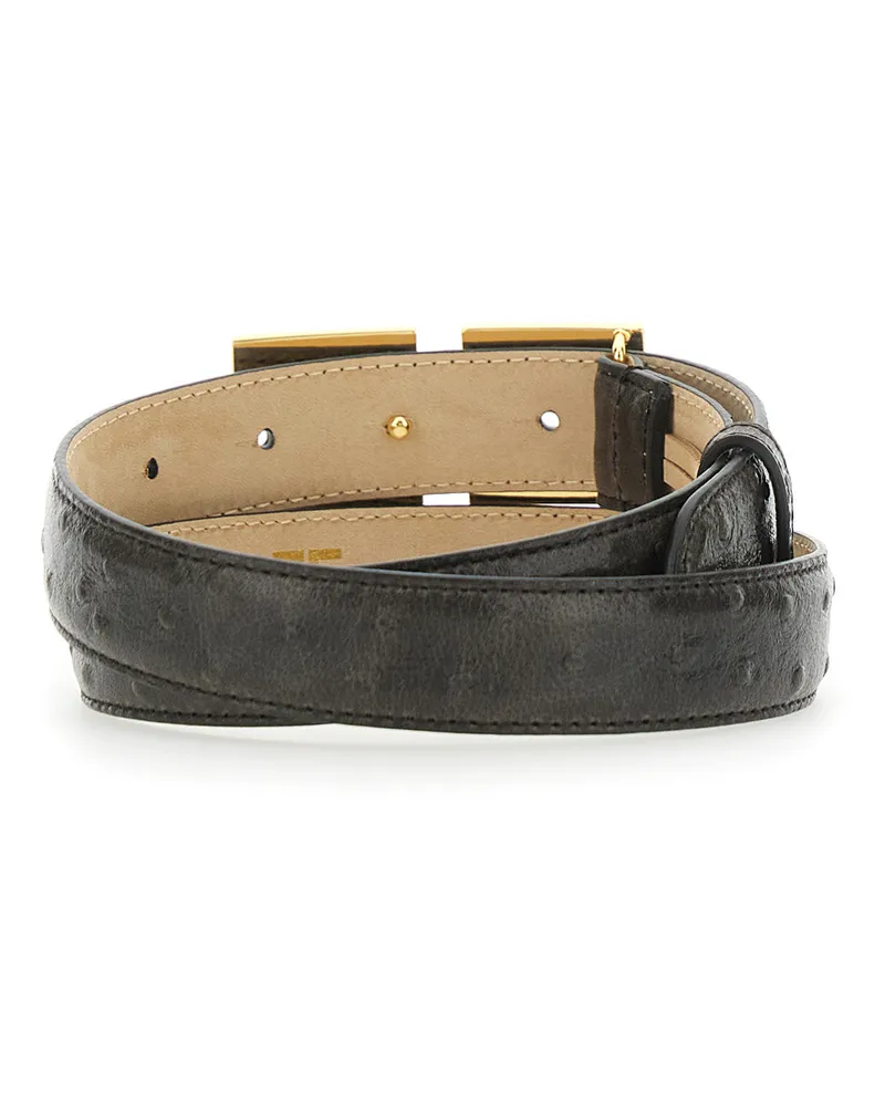 Elisabetta Franchi Women's Belt, Brown Leather Brown