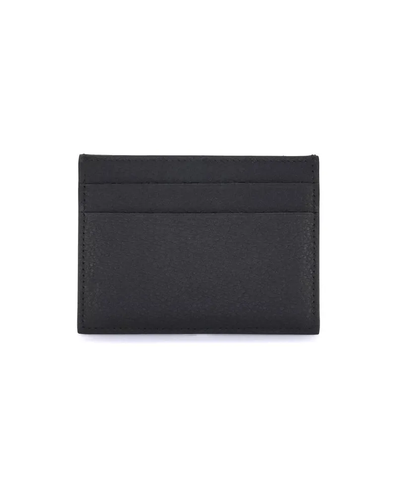 Balenciaga Men's Black Lamb Ovis Aries Wallet Black