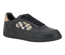 Men's Leather Sneakers Black-Sand Ip Chk Black/sand