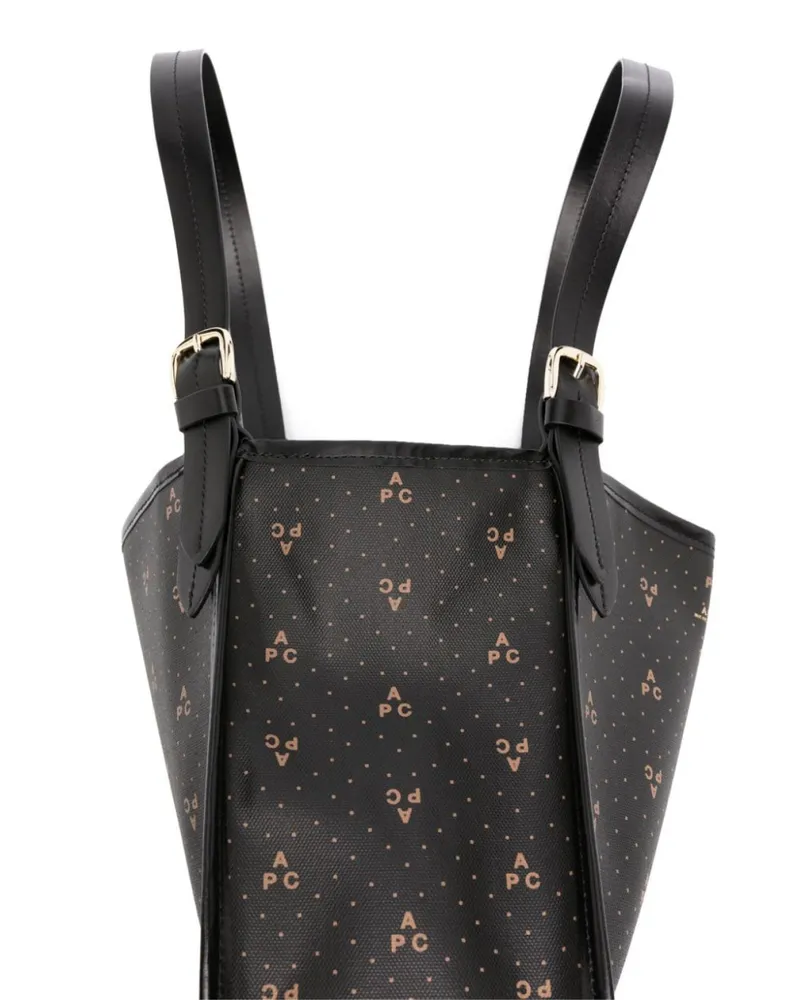 A.P.C. Women's Cabas Poppy Small Tote Bag Black Black