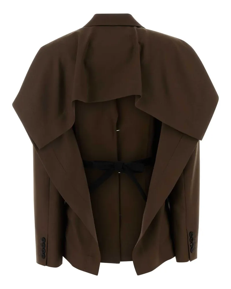 Loewe Wool Blazer — Brown Brown