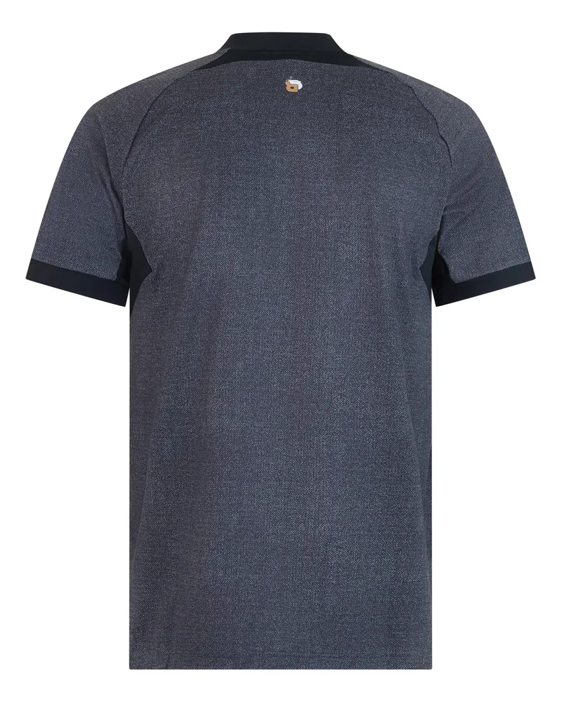 HUGO BOSS Men's Polo Shirt Technical Short Sleeve Black Polyester T-shirts And Polos Black