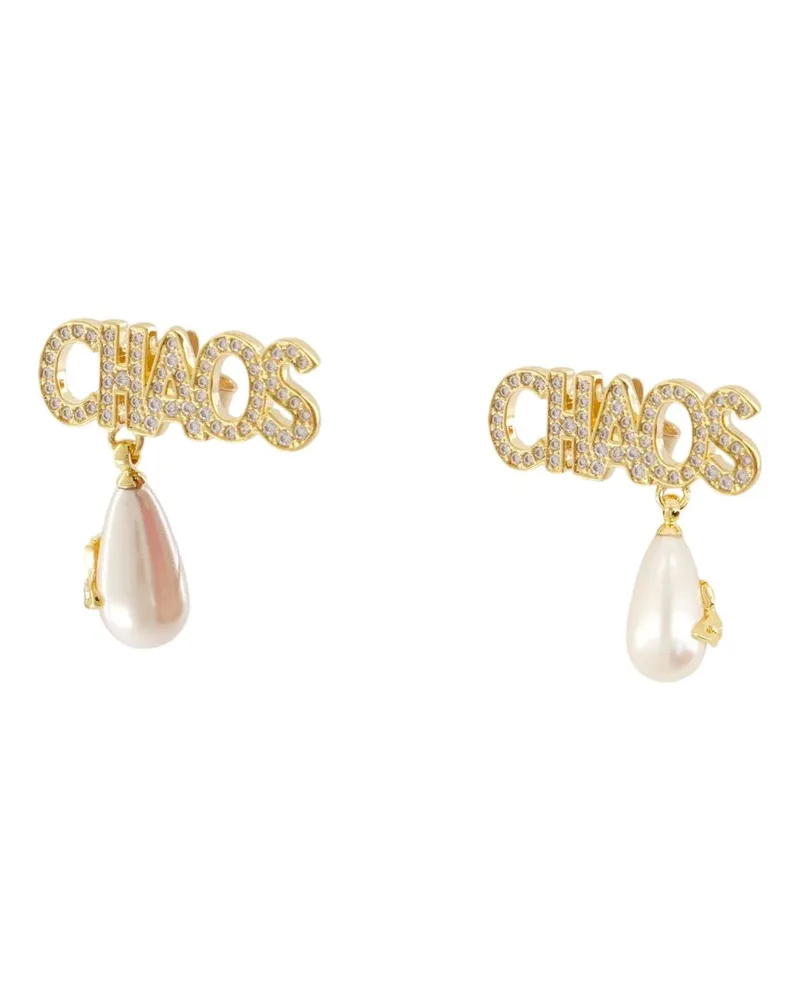 Vivienne Westwood Chaos Earrings — Gold Gold