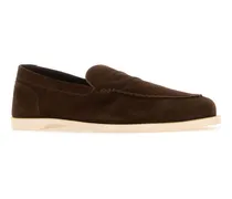 Men's Pace Loafer Brown Leather Rubber