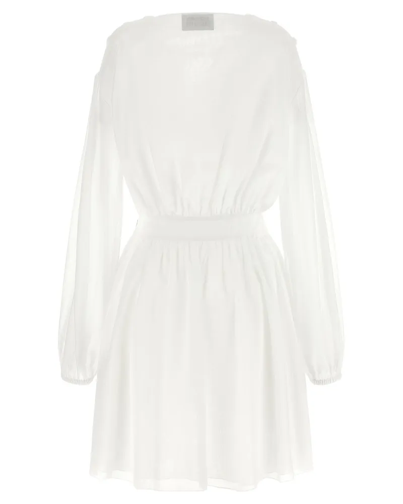 Giovanni Bedin Women's White Cotton Short Dress White