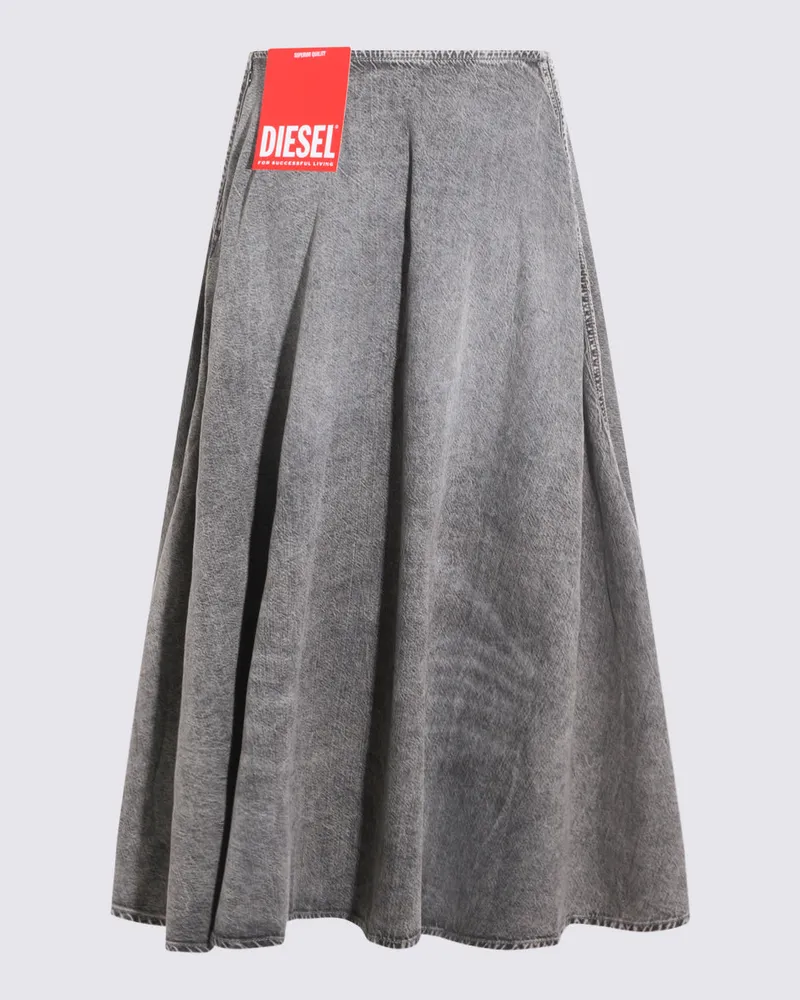 Diesel Women's Skirts Grey _co Cly Md Gray
