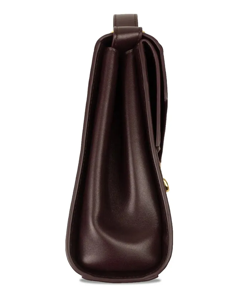 Bottega Veneta Women's The Clip Shoulder Bag Brown Leather Brown
