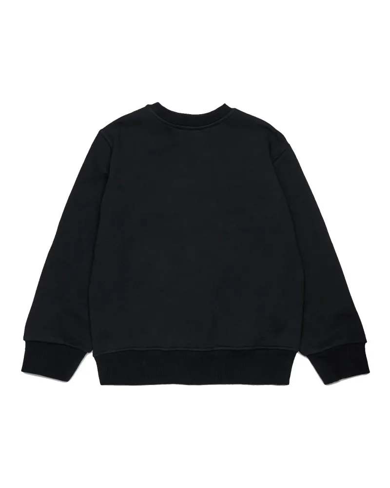 Diesel Spatch Over Sweatshirt — Black Black