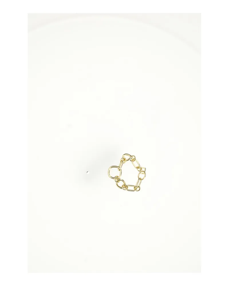 Celine Women's Brooch Modern Thin Gourmette Gold Brass Brooches & Pins Gold