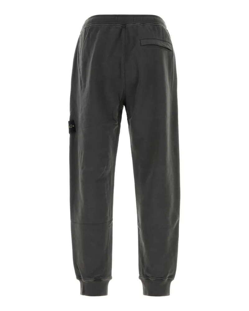 Stone Island Leadgrey Pantaloni Exterior: Cotton Trousers Gray