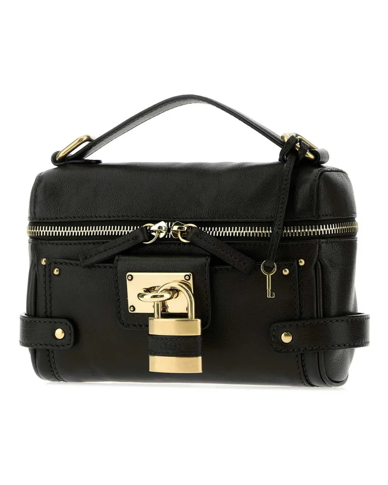 Chloé Leather Handbag — Black Black