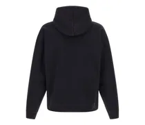 Logo-Print Hoodie — Black