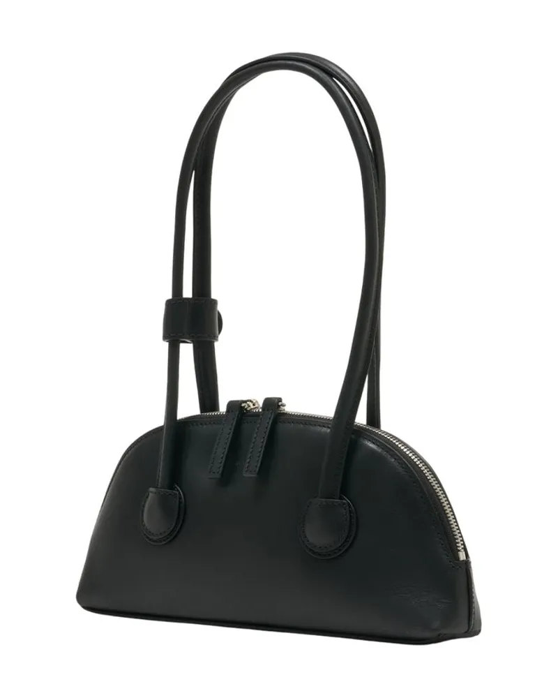 Marge Sherwood Women's Shoulder Bag Black Cowhide Black