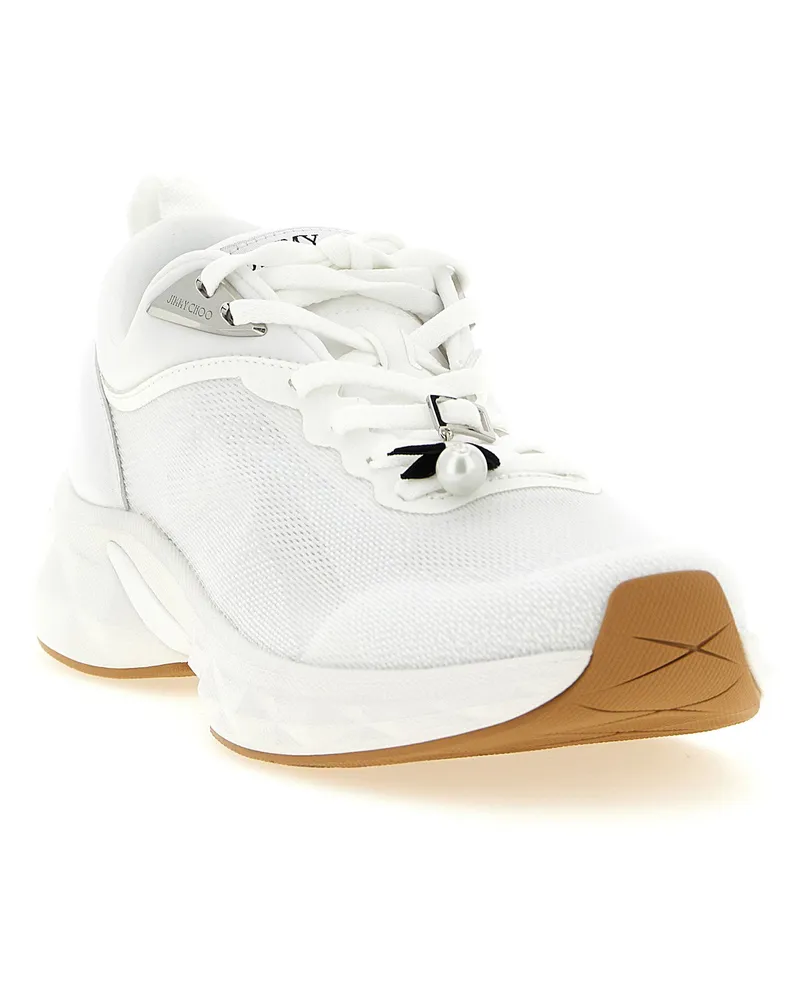 Jimmy Choo Diamond Run Sneaker — White White