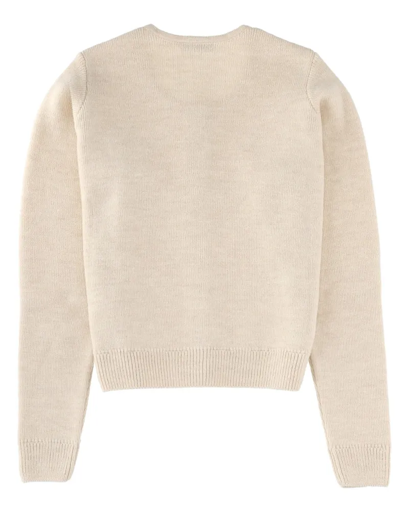 Christophe Lemaire Wool Blend Cardigan — White White