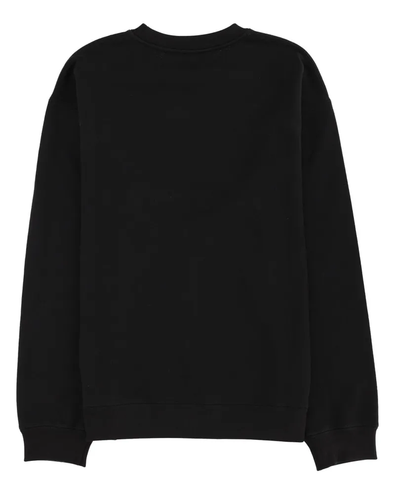 Valentino Garavani Logo-Graphic Cotton Sweatshirt — Black Black