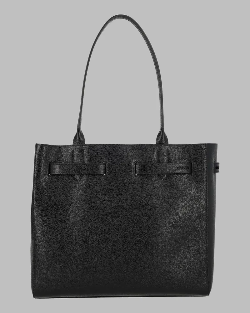 Tom Ford Women's Tote Bag Audrey Black Leather Calf Handbags Hand Black