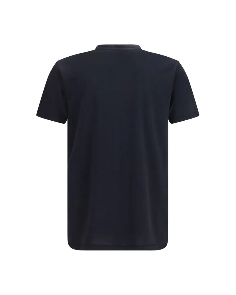Tom Ford Men's Black Cotton T-Shirt Black