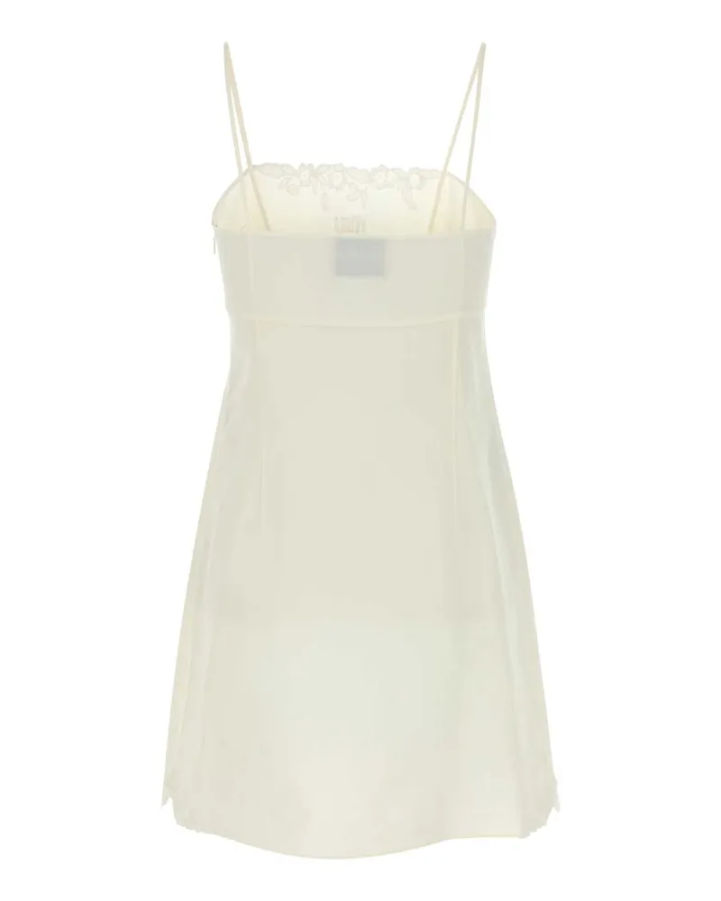 Miu Miu Mf5875sooo17lv F0304 Avorio Coli Abiti Dress White