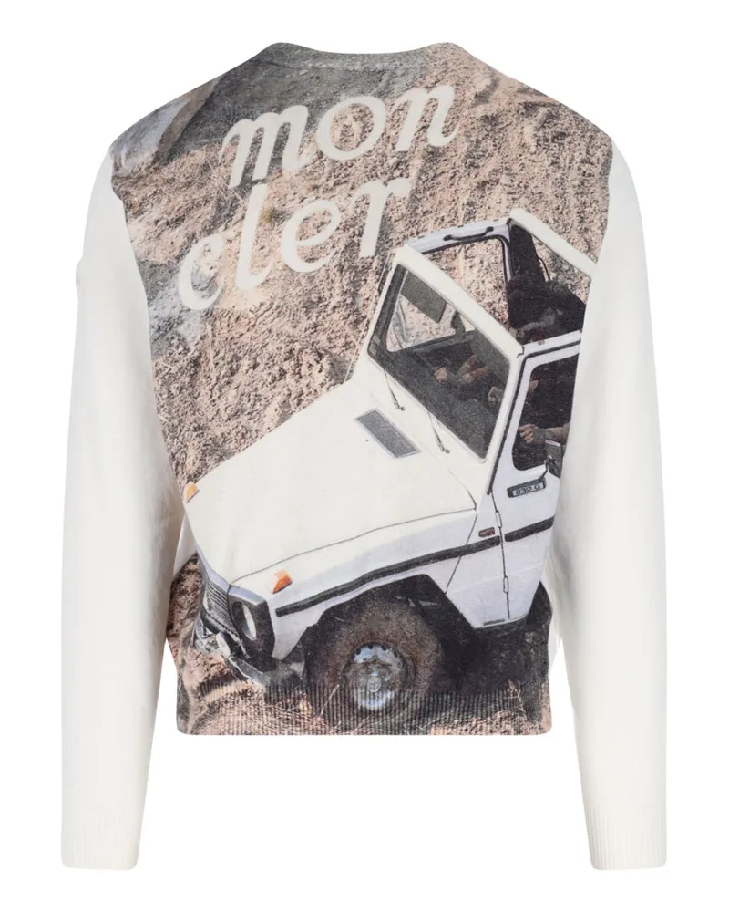 Moncler Men Sweaters White Cotton White