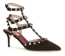 Women's Brown Suede Leather High Heel Pumps