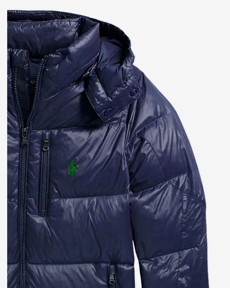 Ralph Lauren Nylon Padded Down Jacket — Navy Navy