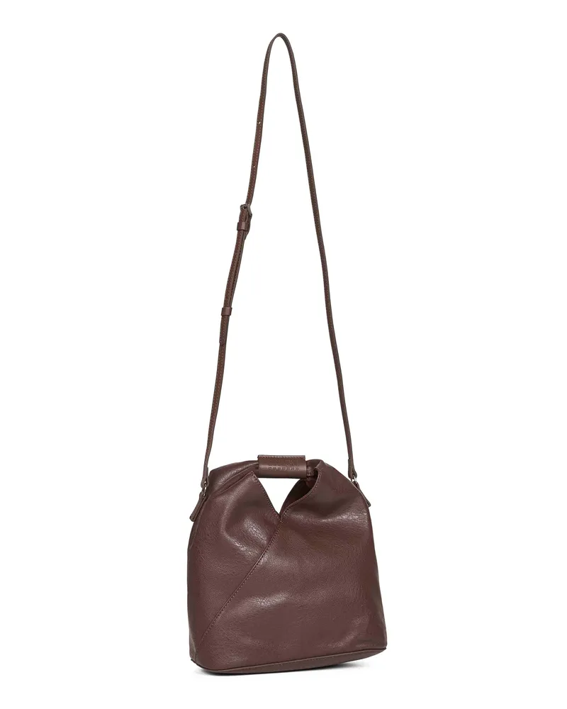 Maison Margiela Women's Crossbody Bag Brown Polyurethane Handbags Hand Brown