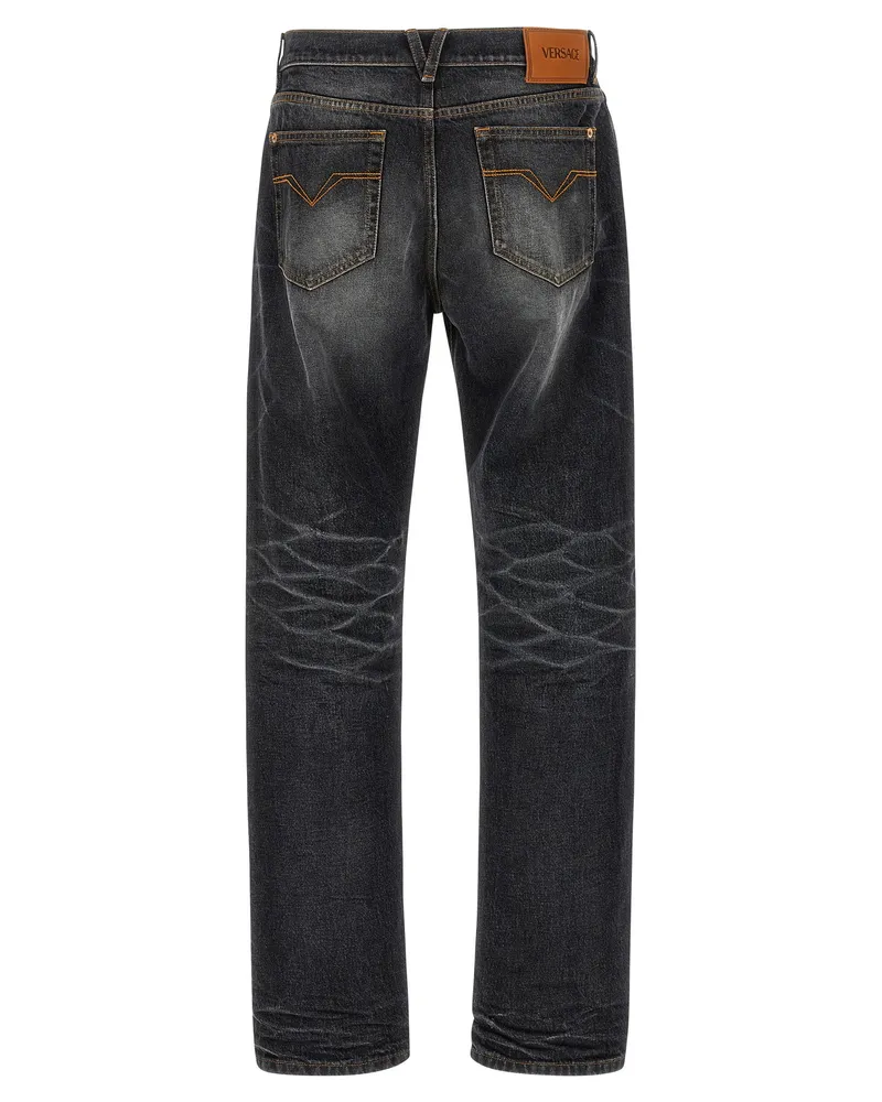 Versace Medusa Biggie Jeans — Black Black