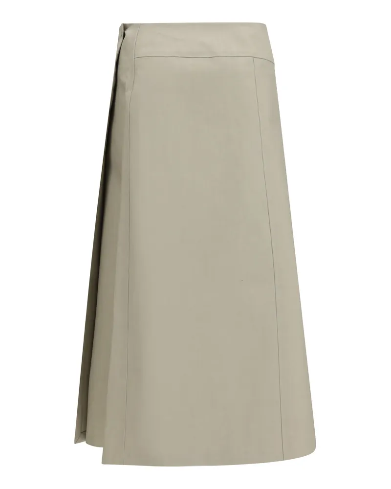 Rier Women's Skirt Bonded Cotton Fog Gray
