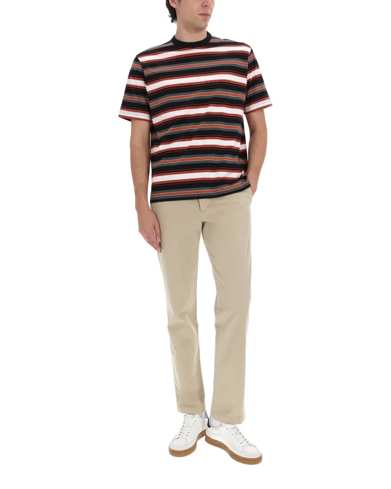 Paul Smith Organic Cotton Chino Pants — Brown Brown