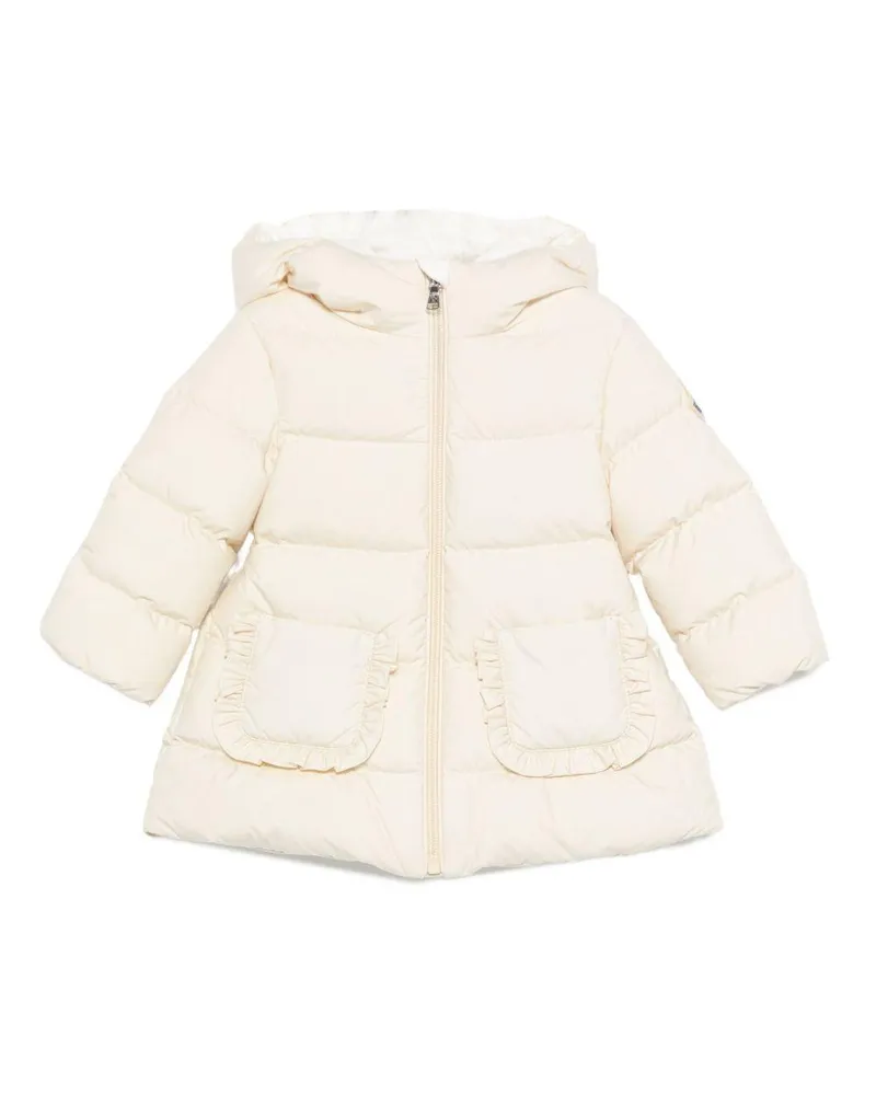 Moncler Girls' Down Jacket Molan White Padded White