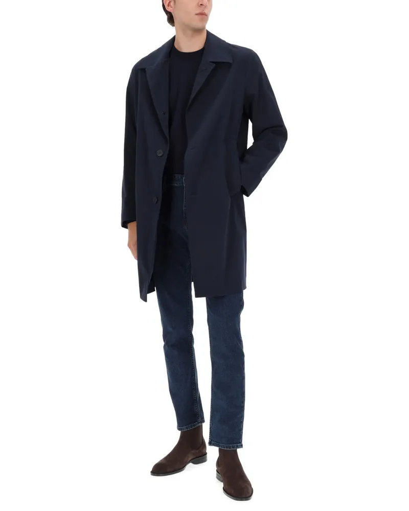 HUGO BOSS Trench Coat — Blue Blue