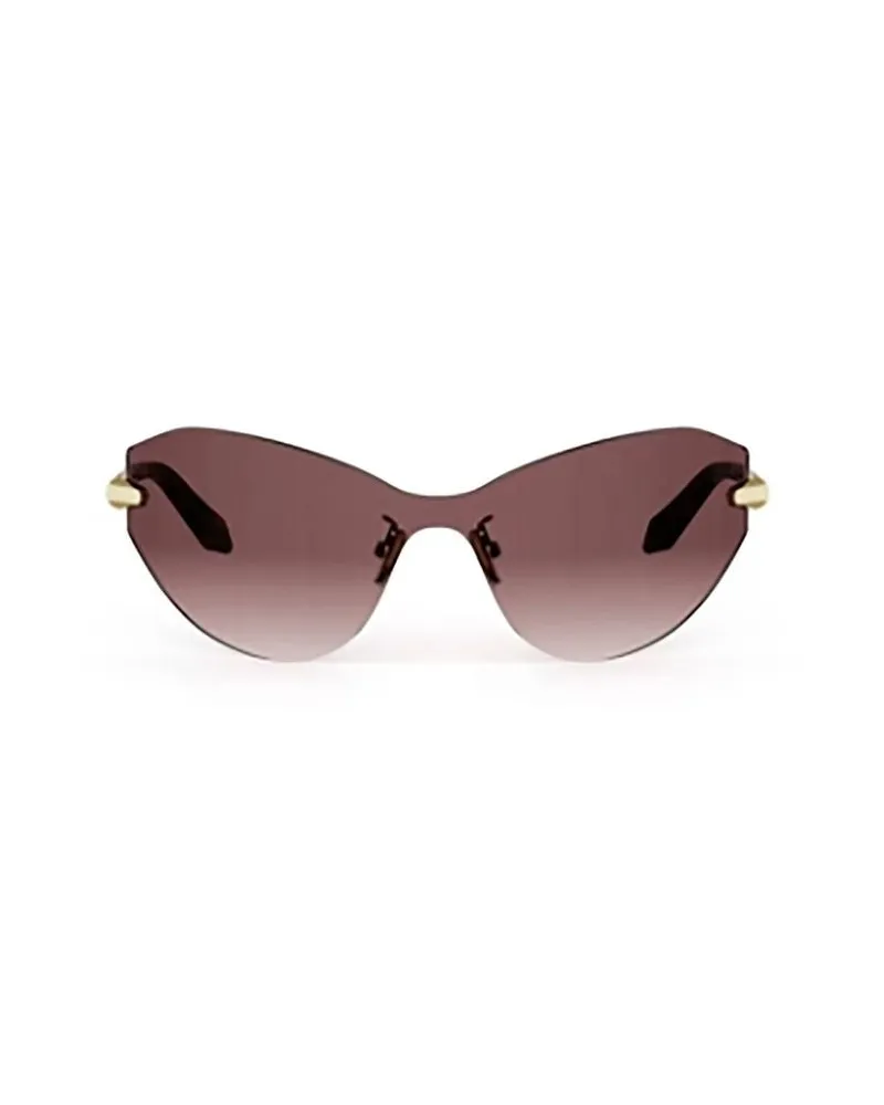 Bulgari Women's Sunglasses Gradient Antiq Rose Peach Acetate Pink